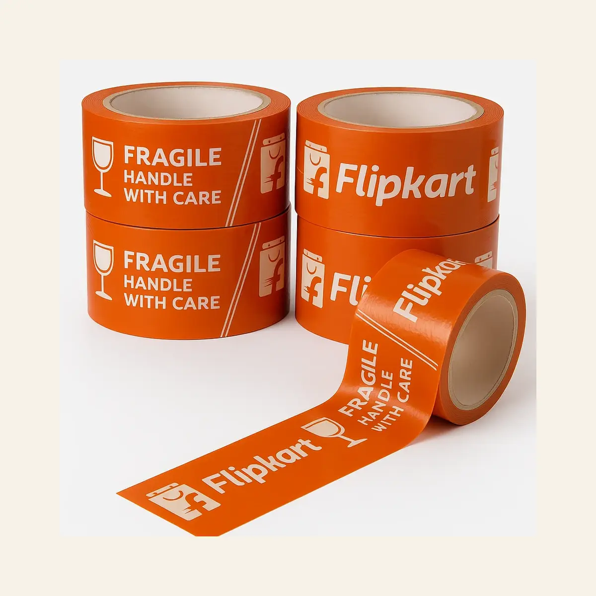 Alternate view of Flipkart Fragile Printed 2 Inch × 80 Meter BOPP Tape