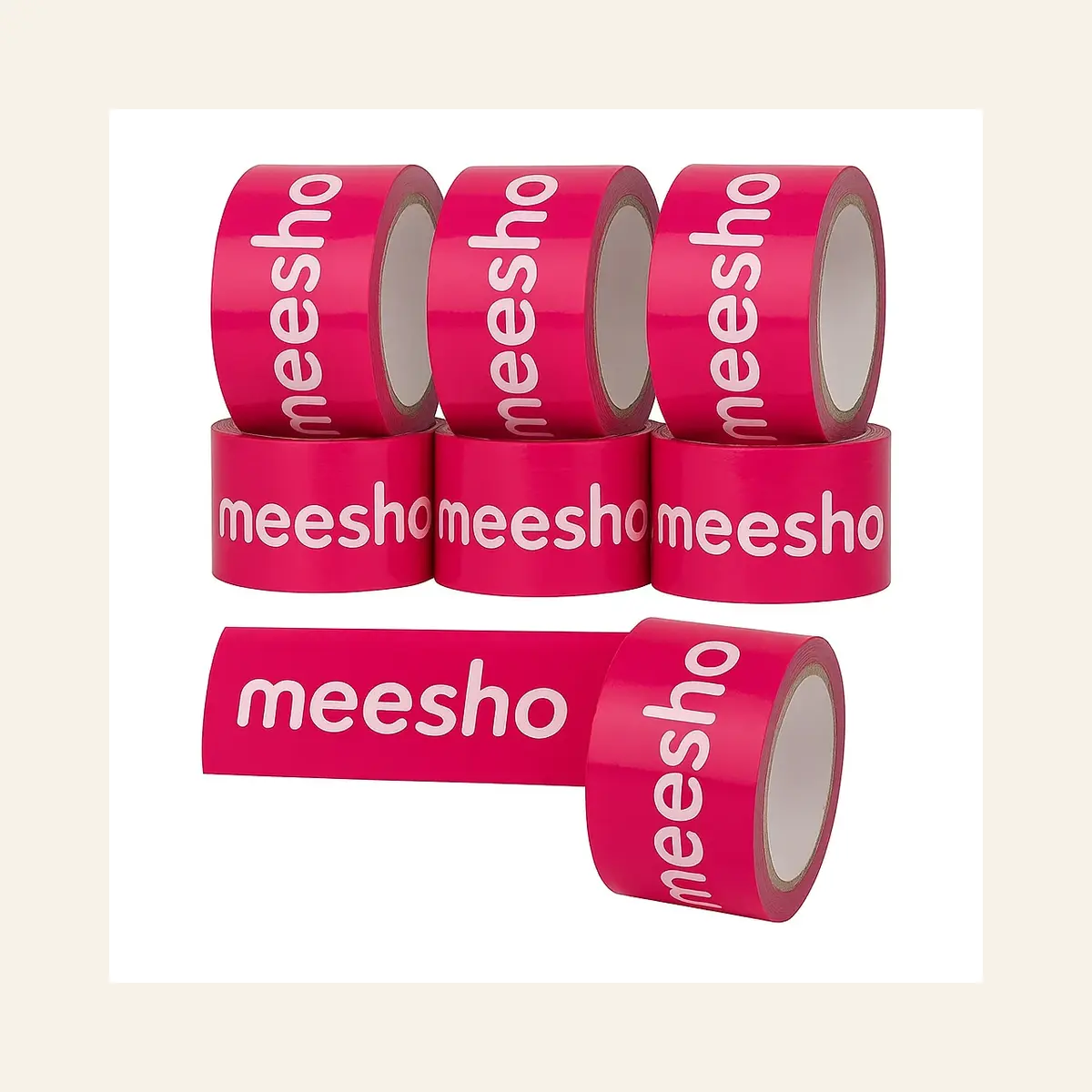 Alternate view of Meesho Printed 2 Inch × 80 Meter BOPP Tape